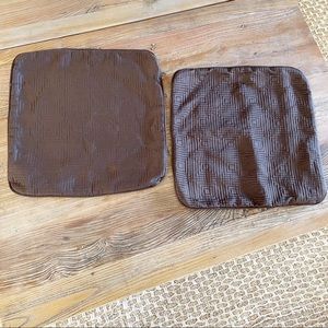 Brown Pillow Case Covers Set of 2. Perfect addition to your home.